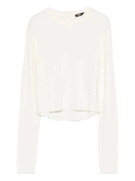  Maje Bow-detail Sweater - Neutrals 