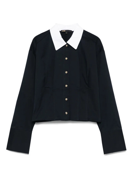  Maje Button-fastening Collared Shirt - Blue 