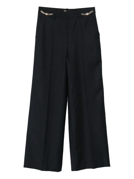  Maje Chain-embellished Trousers - Blue 