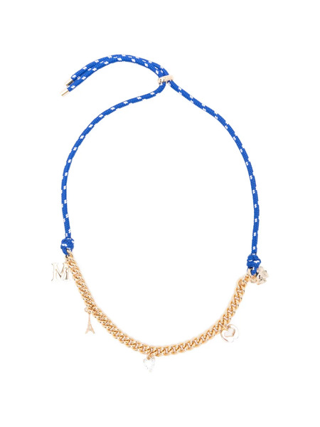  Maje Charm Pendant Necklace - Gold 