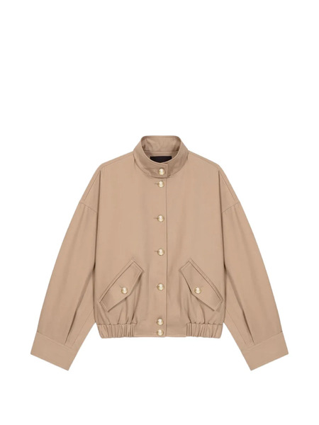  Maje Cotton Jacket - Neutrals 