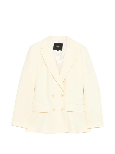  Maje Double-breasted Blazer - Yellow 