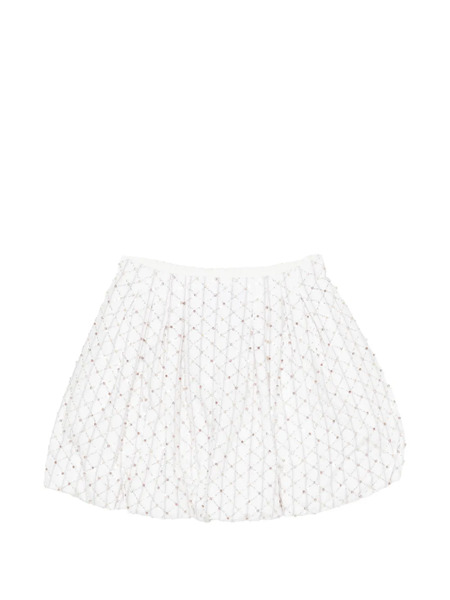  Maje Embellished A-line Mini Skirt - White 