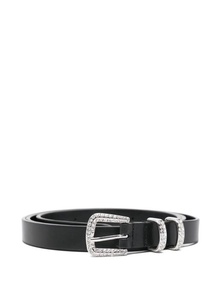  Maje Embellished-buckle Belt - Black 