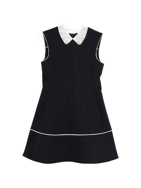  Maje Embellished-collar Mini Dress - Blue 