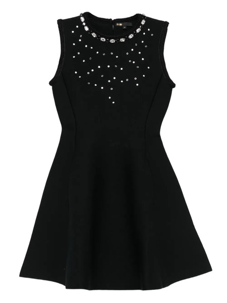 Maje Embellished Sleeveless Dress - Black 