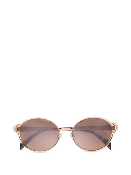  Maje Flower Round-frame Sunglasses - Gold 