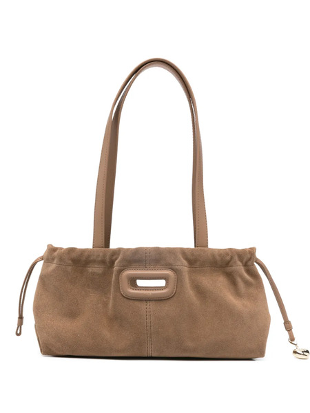 Maje Heart-charm Shoulder Bag - Brown 
