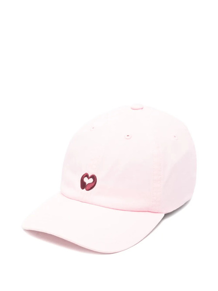  Maje Heart-motif Cap - Pink 