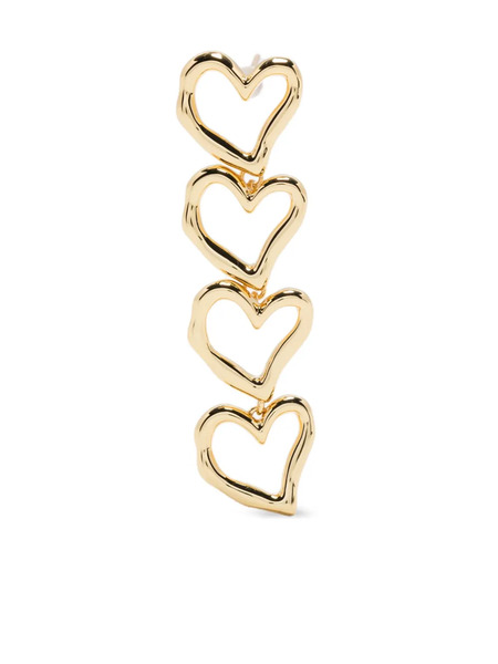  Maje Heart-shaped Earrings - Gold 
