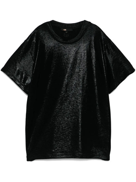  Maje Lamé T-shirt - Black 