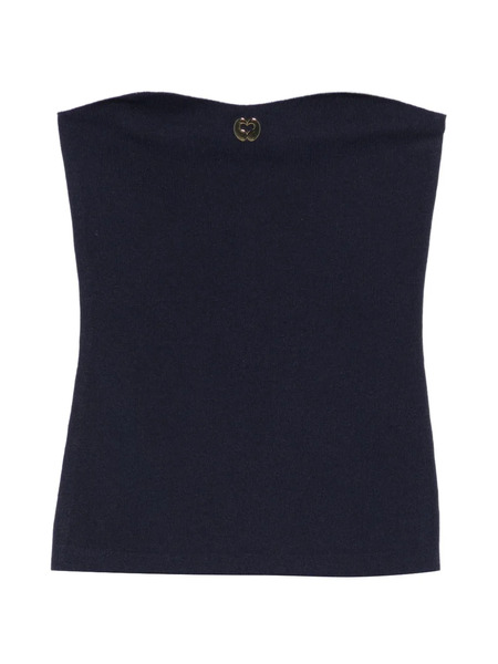  Maje Logo Bandeau Top - Blue 