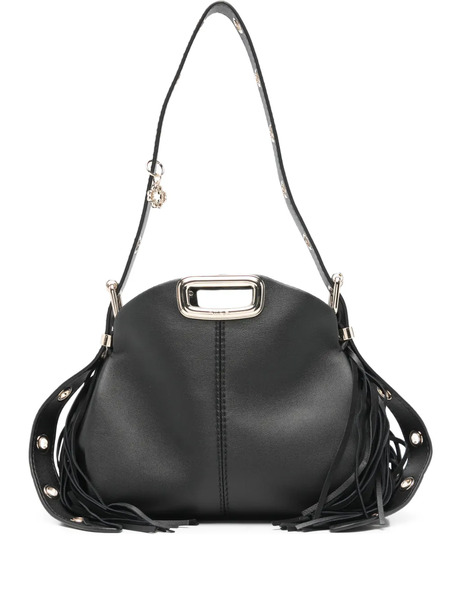  Maje Miss M Fringe Hardware Shoulder Bag - Black 