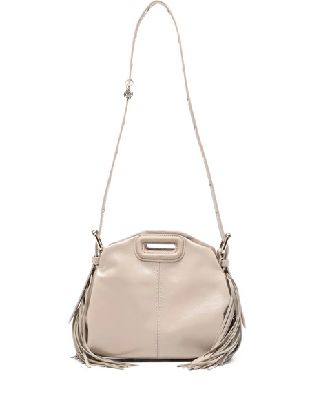  Maje Miss Mini Naplack Crossbody Bag - Neutrals 
