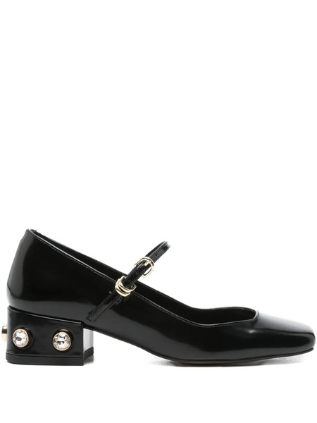  Maje 40mm Jewel-embellished Pumps - Black 