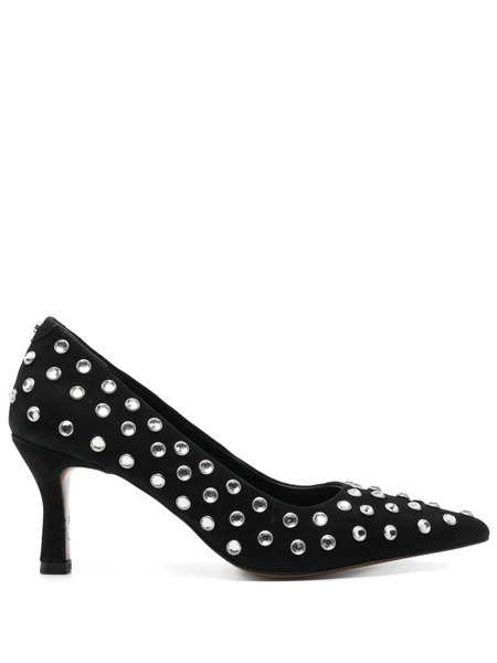  Maje 70mm Rhinestoned Pumps - Black 