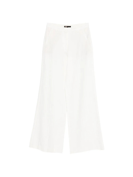  Maje Pinstripe Trousers - White 