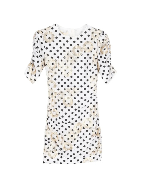  Maje Razula Sequin Polka-dot Mini Dress - White 