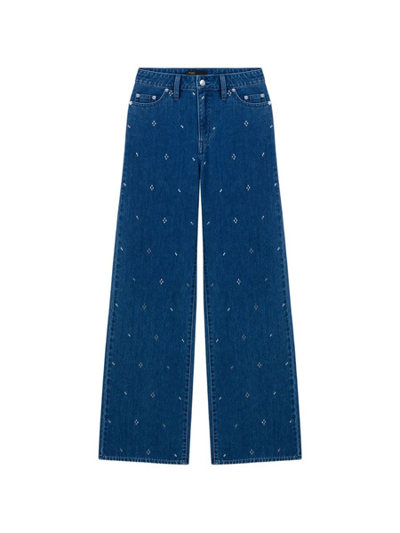  Maje Rhinestone-embellished Jeans - Blue 