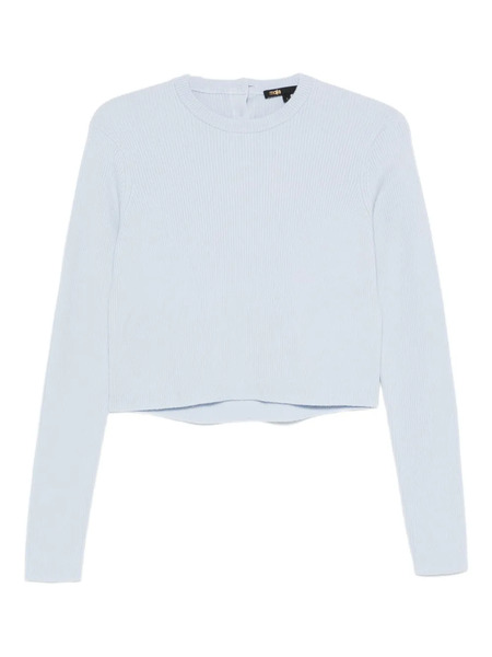  Maje Ribbed Sweater - Blue 