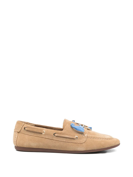  Maje Tassel-detail Boat Shoes - Neutrals 