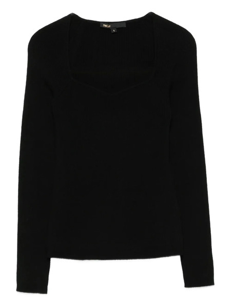  Maje Wool Sweater - Black 