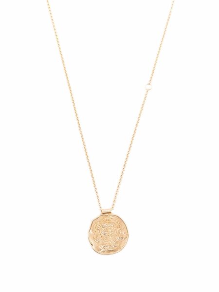  Maje Zodiac Medal Necklace - Gold 