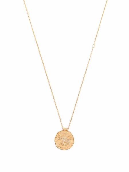  Maje Zodiac Medal Necklace - Gold 
