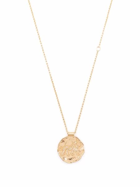  Maje Zodiac Medal Necklace - Gold 