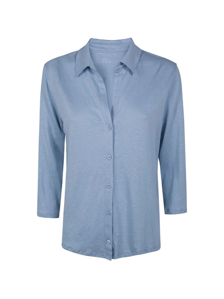  Majestic Filatures Buttoned Shirt - Blue 