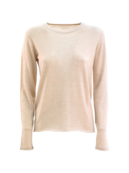 Majestic Filatures Crew-neck Long-sleeved Top - Neutrals 