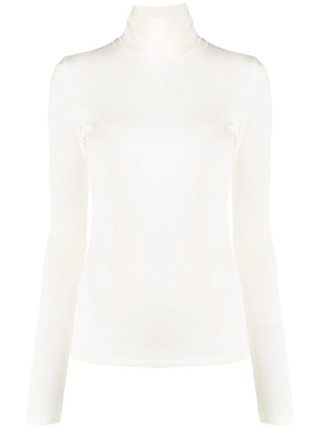  Majestic Filatures Roll-neck Knitted Top - Neutrals 