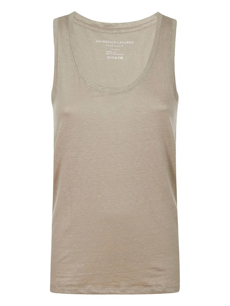  Majestic Filatures Scoop-neck Tank Top - Neutrals 