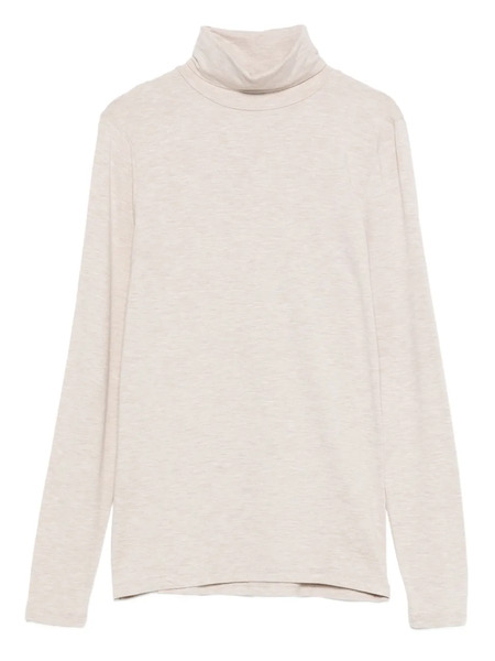  Majestic Filatures Turtleneck Long-sleeve Top - Neutrals 