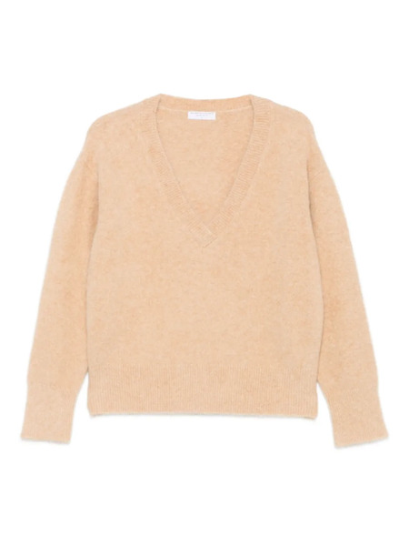  Majestic Filatures V-neck Long-sleeve Sweater - Neutrals 