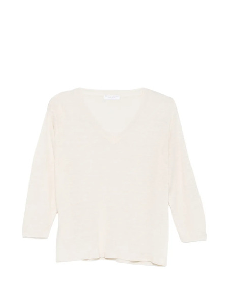  Majestic Filatures V-neck T-shirt - Neutrals 