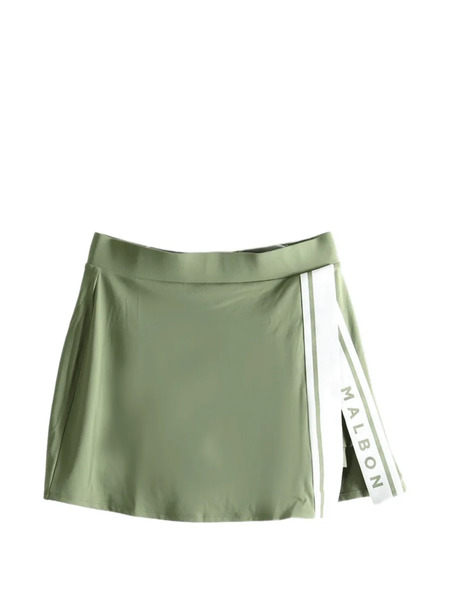  Malbon Golf Baseline Mini Skirt - Green 