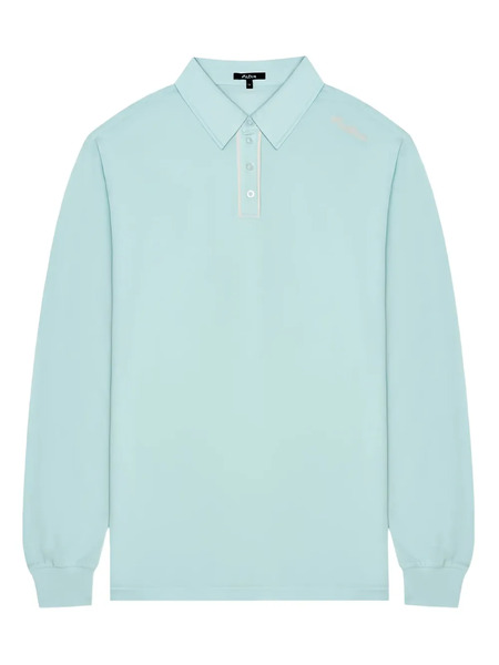  Malbon Golf X Jesper Parnevik Long-sleeved Polo Shirt - Blue 