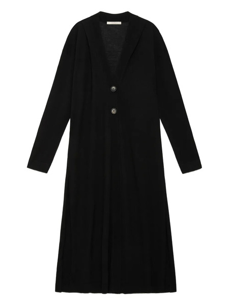  Maliparmi Button Hooded Coats - Black 