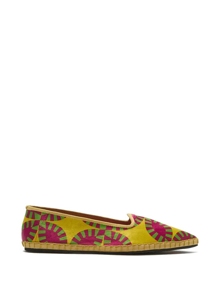  Maliparmi Floral-print Espadrilles - Yellow 