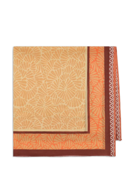  Maliparmi Fringed-print Scarf - Neutrals 