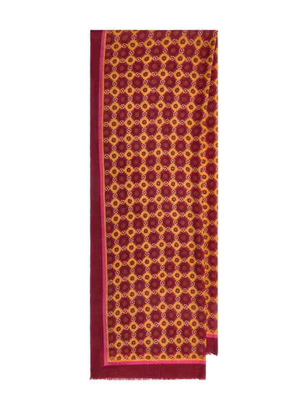  Maliparmi Geometric-patterned Scarf - Red 