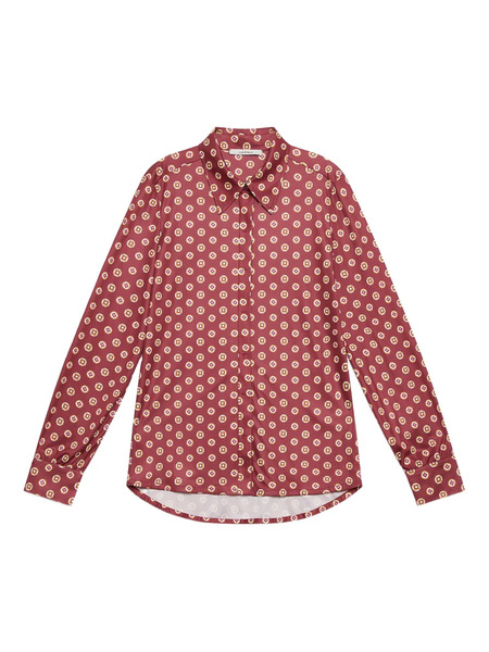  Maliparmi Geometric-print Collared Shirt 
