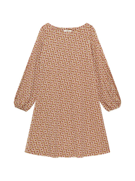  Maliparmi Mouliné A-line Mini Dress - Brown 