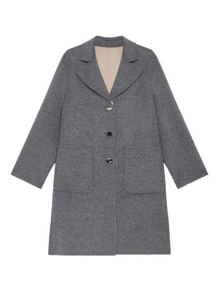  Maliparmi Patch-pocket Button Coat - Grey 