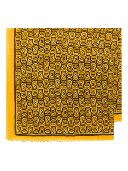  Maliparmi Patterned Scarf - Yellow 