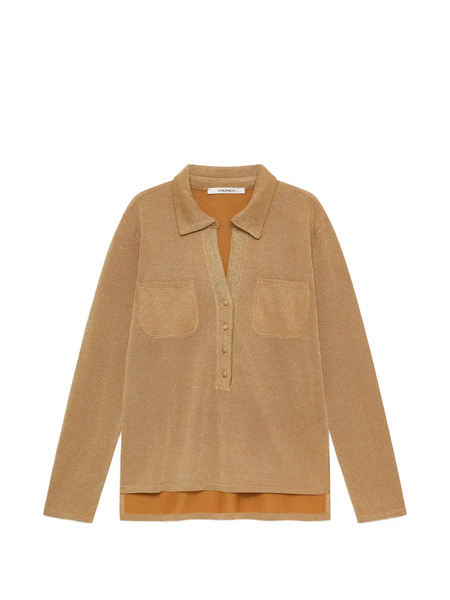  Maliparmi Pocket Buttoned Polo Shirt - Brown 