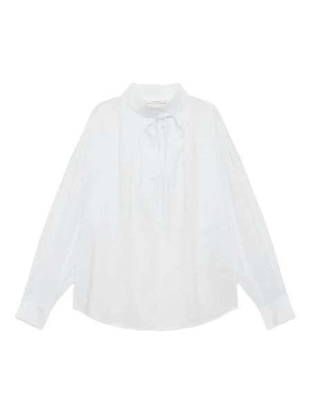  Maliparmi Sparkle Tie-neck Blouse - White 