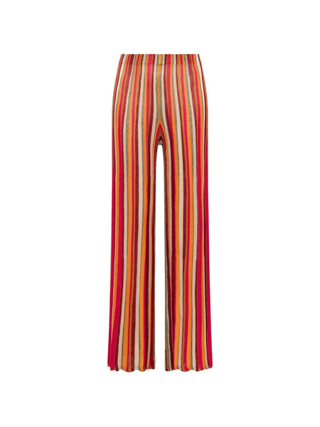  Maliparmi Stripes Trousers - Red 