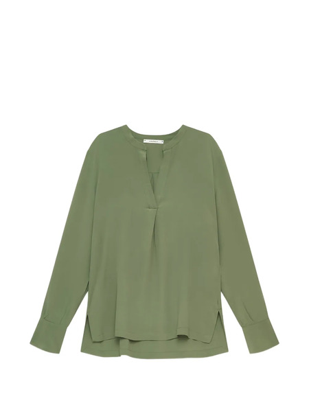  Maliparmi V-neck Long-sleeve Shirt - Green 